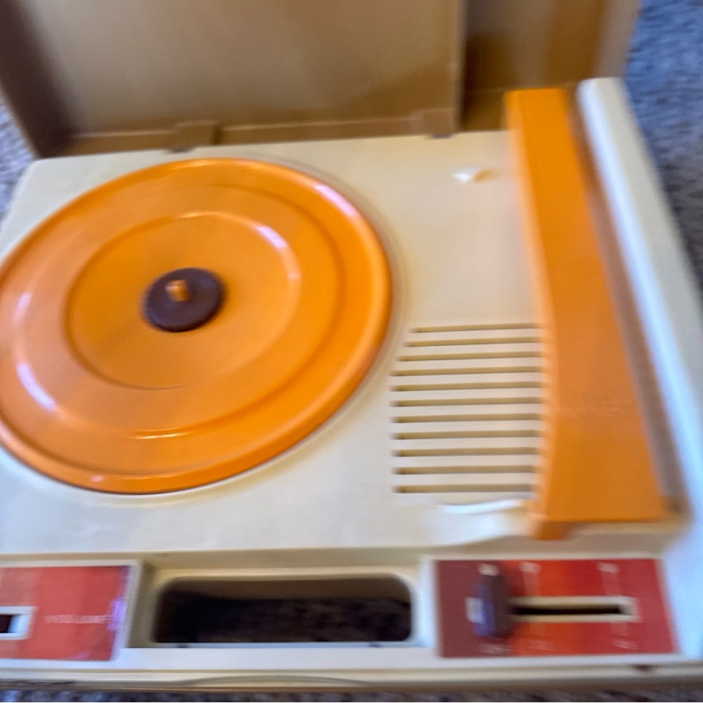 Vintage Fisher-Price Record Player - Picture 3 of 6